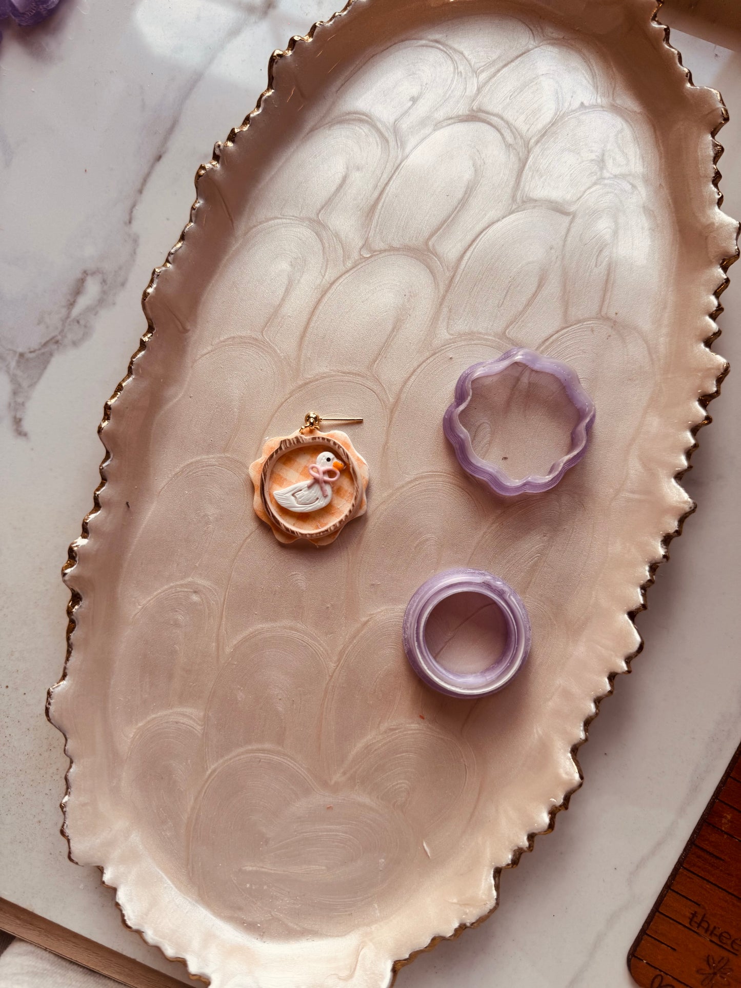 Embroidery Hoop Builder Clay Cutter Set