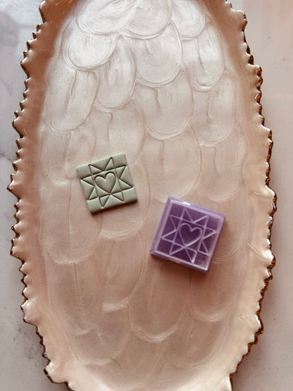 Heart Quilt Clay Cutter