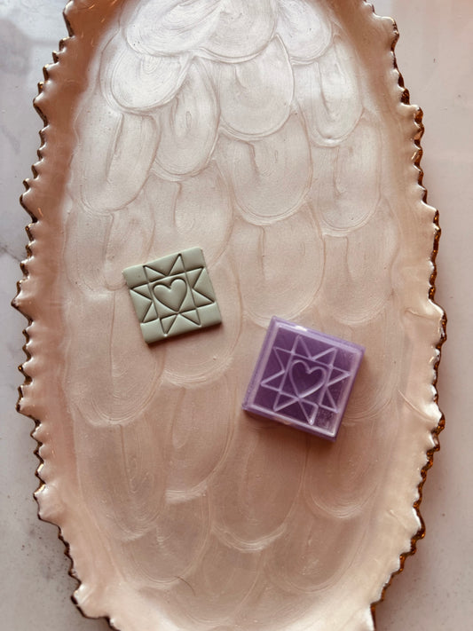 Heart Quilt Clay Cutter