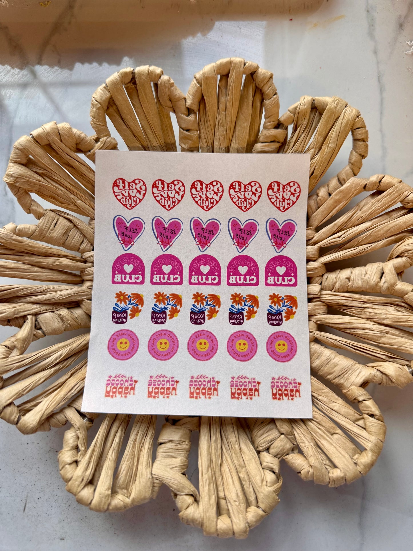 Charm Transfer Sheet 65