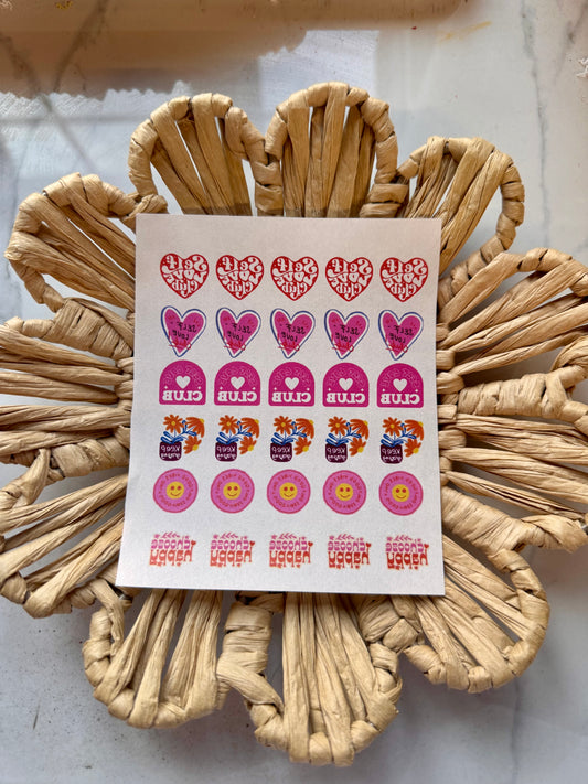 Charm Transfer Sheet 65