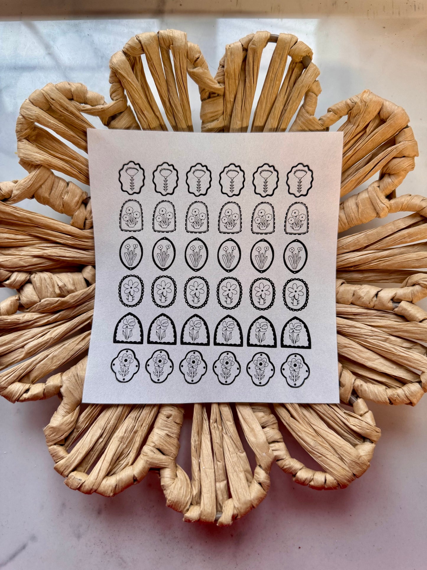 Charm Clay Transfer Sheet 43