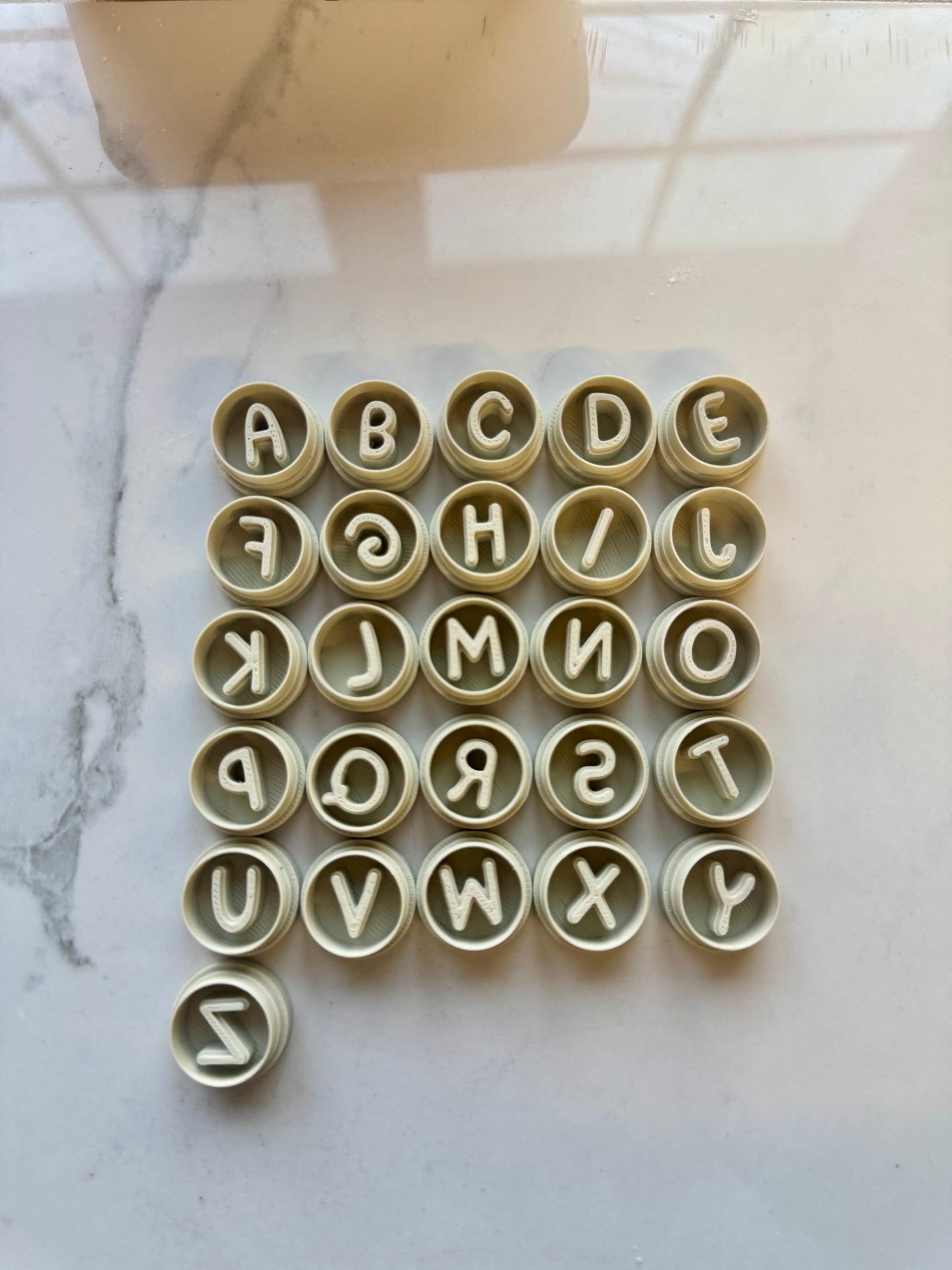 Friendship Bracelet Alphabet Cutters