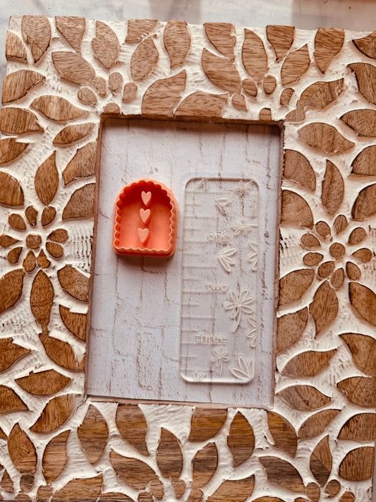 Hearts Scalloped Arch Clay Cutter