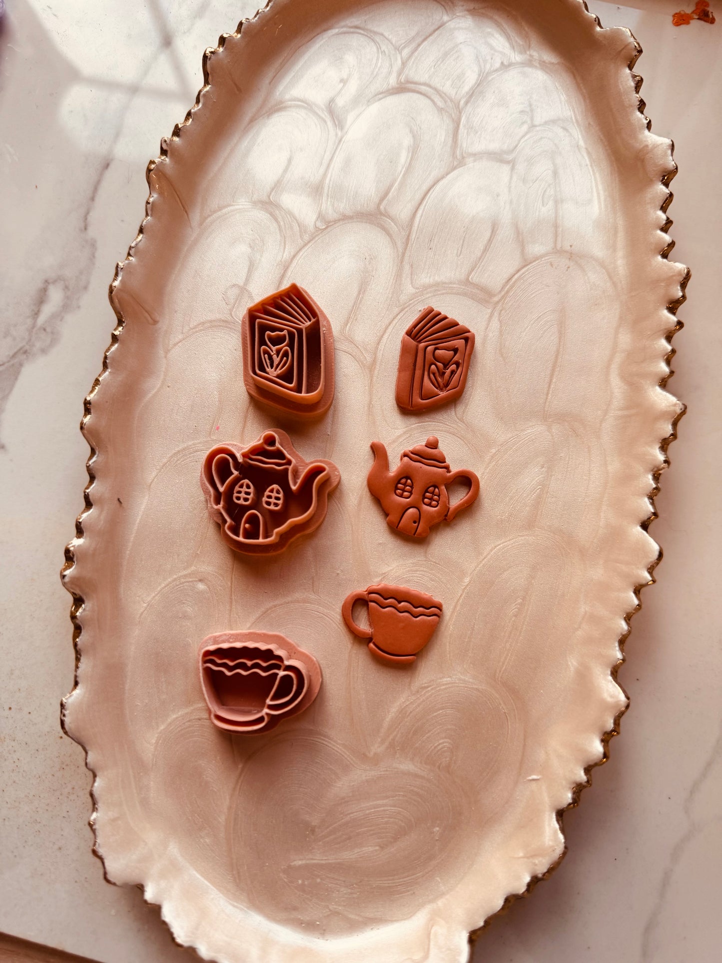 Cozy Bookish Clay Cutter Set
