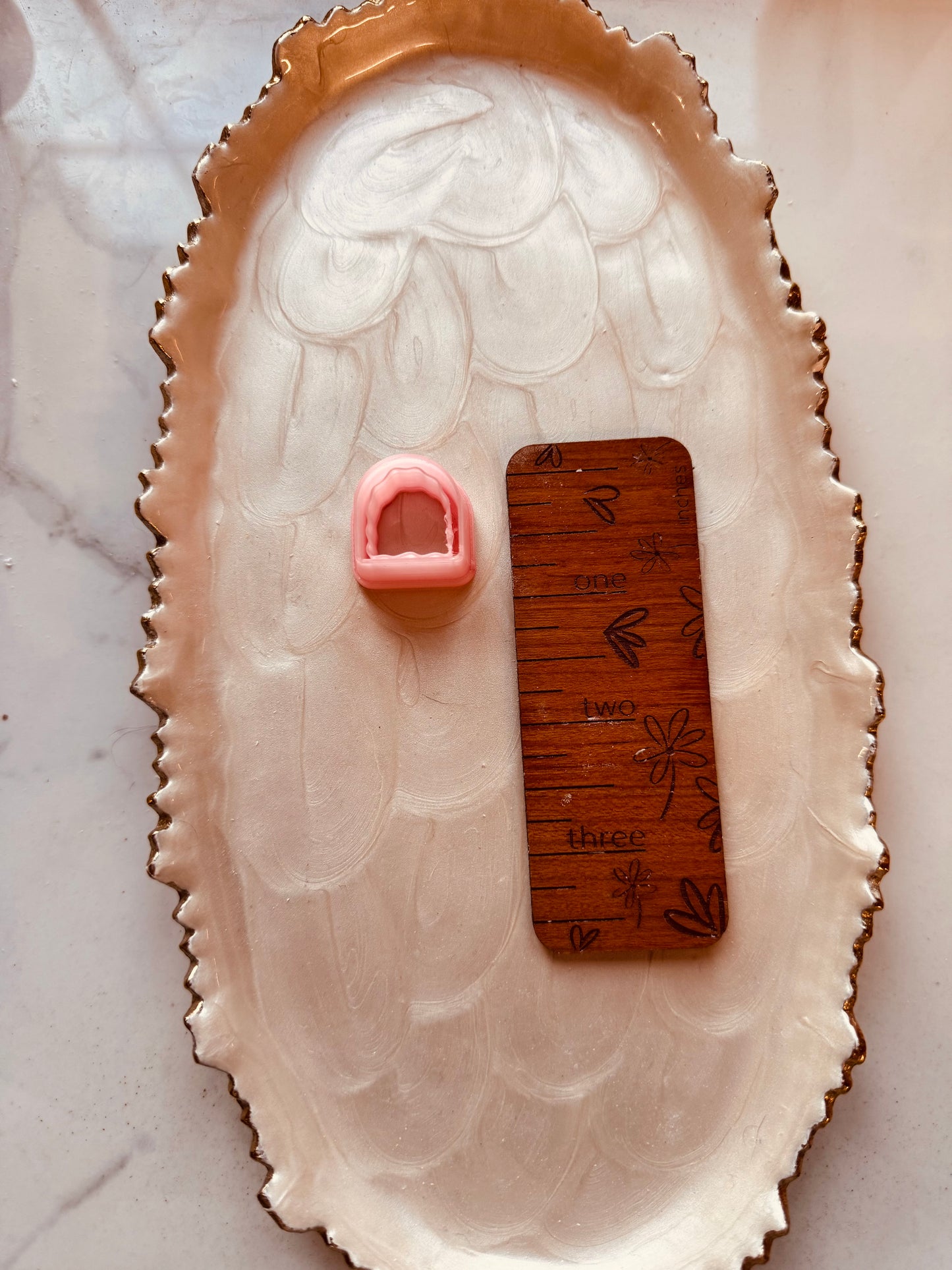 Bordered Arch Charm Clay Cutter