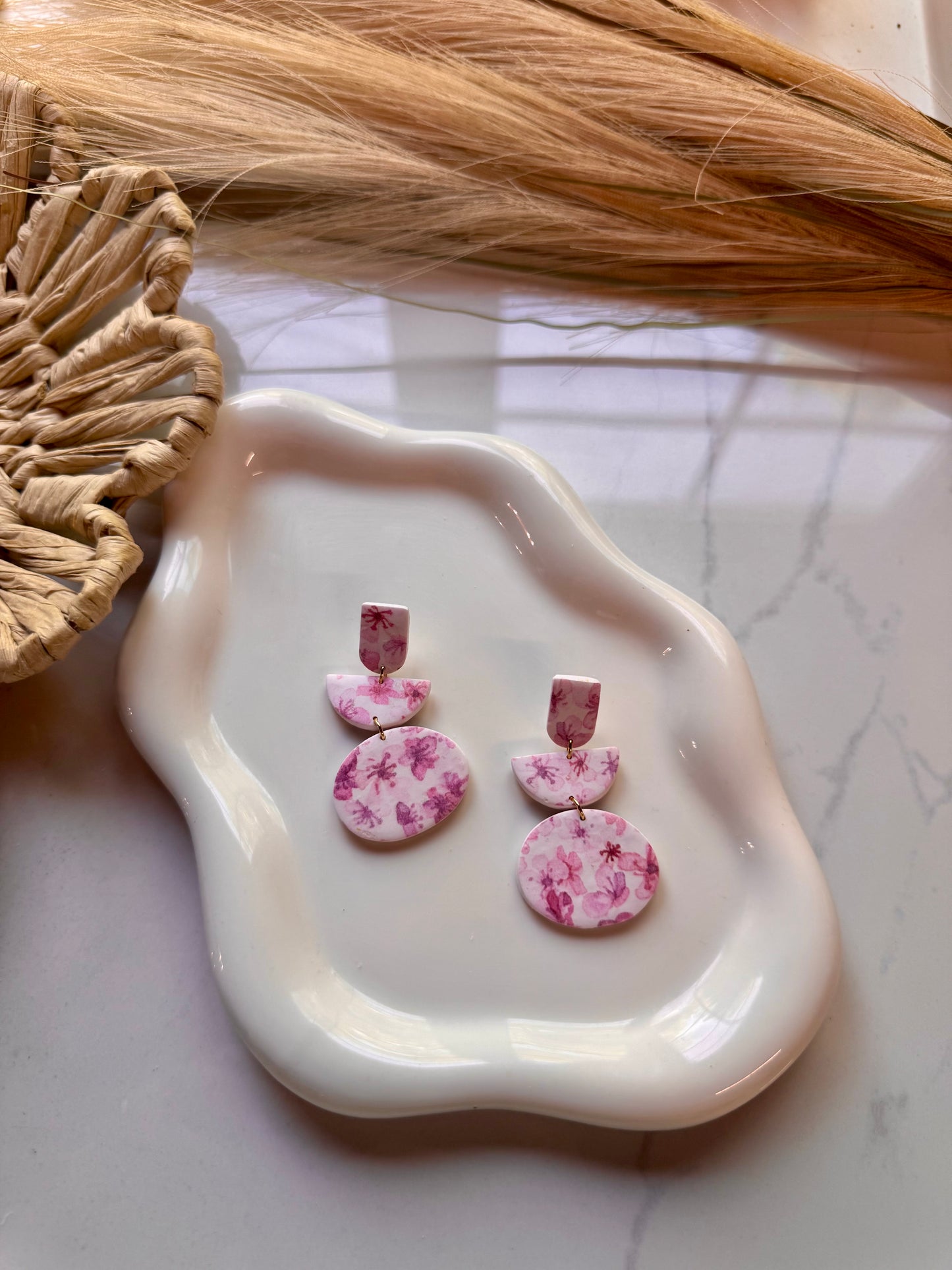 Floral Organic Dangles