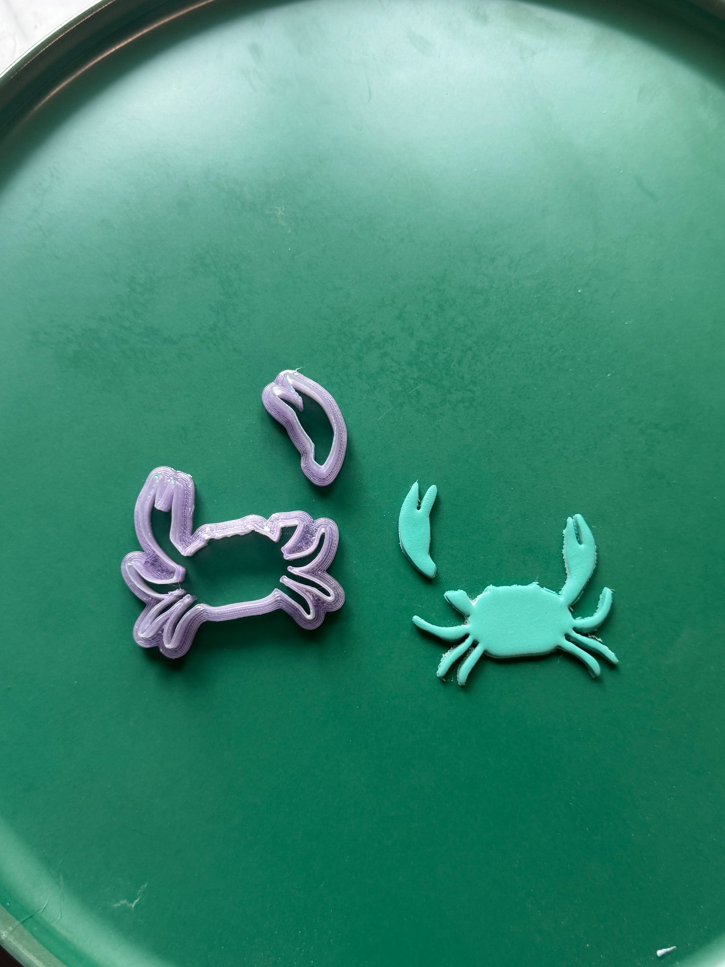 Crab Mirrored Clay Cutter Set
