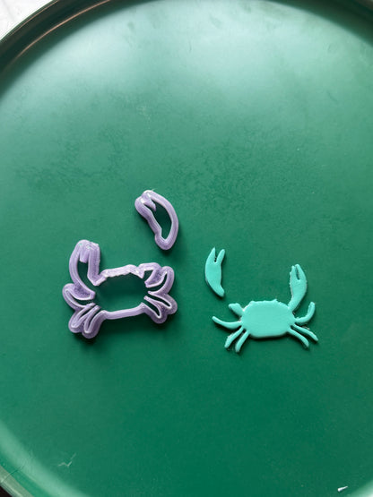 Crab Mirrored Clay Cutter Set