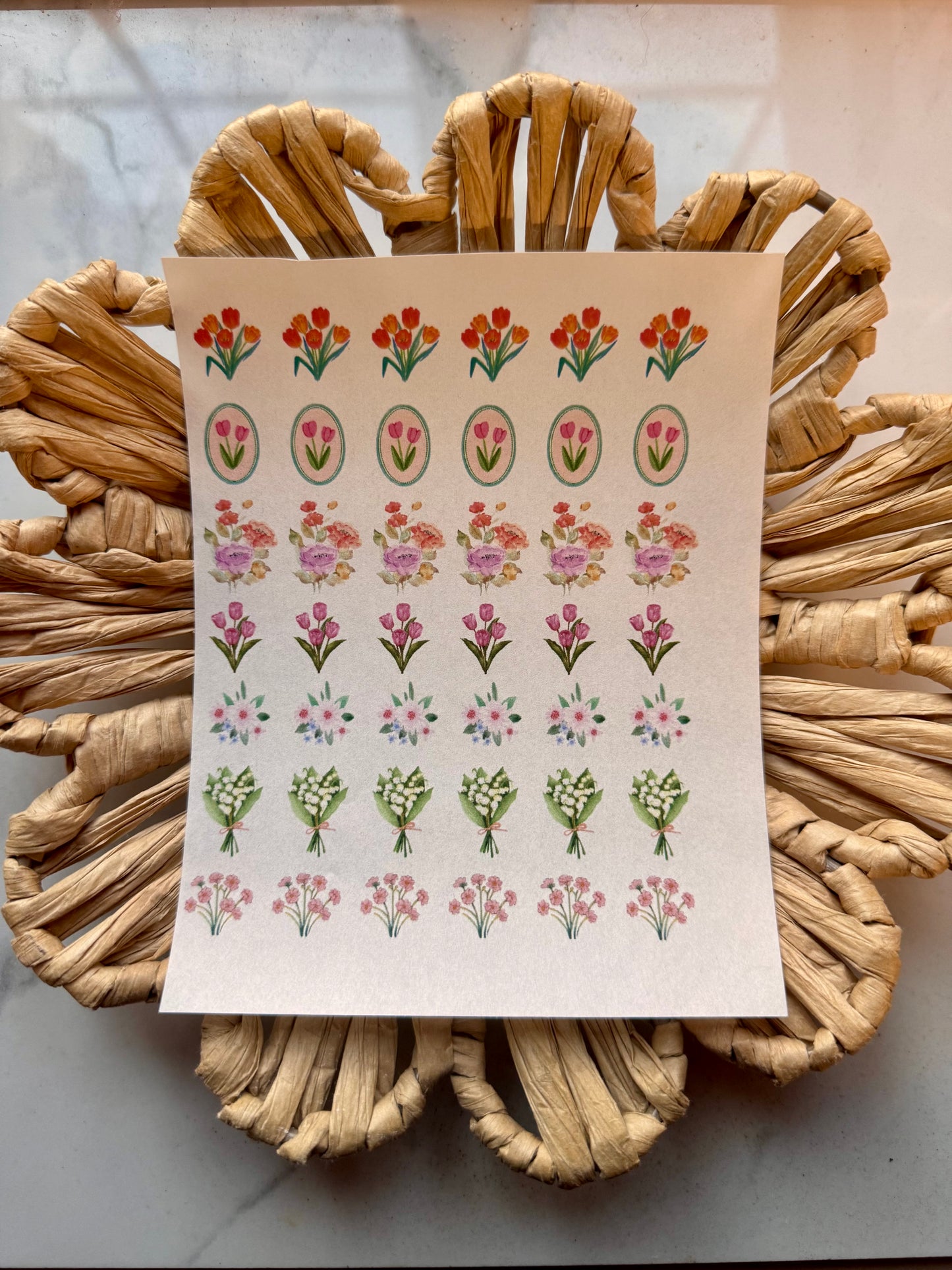 Charm Transfer Sheet 55