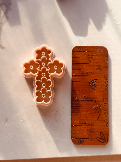 Flower Cross Clay Cutter