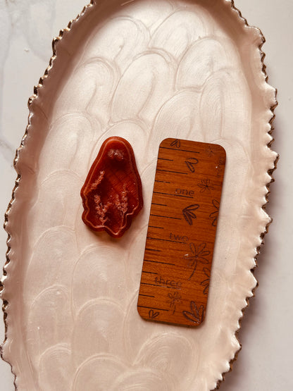 Whimsical Floral Sheet Ghost Clay Cutter