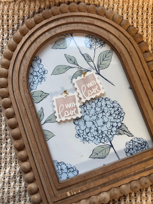 With Love Acrylic Postage Stamp