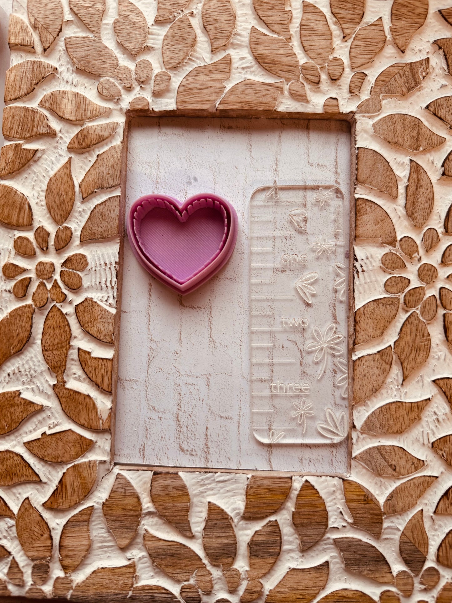 Stitched Heart Clay Cutter