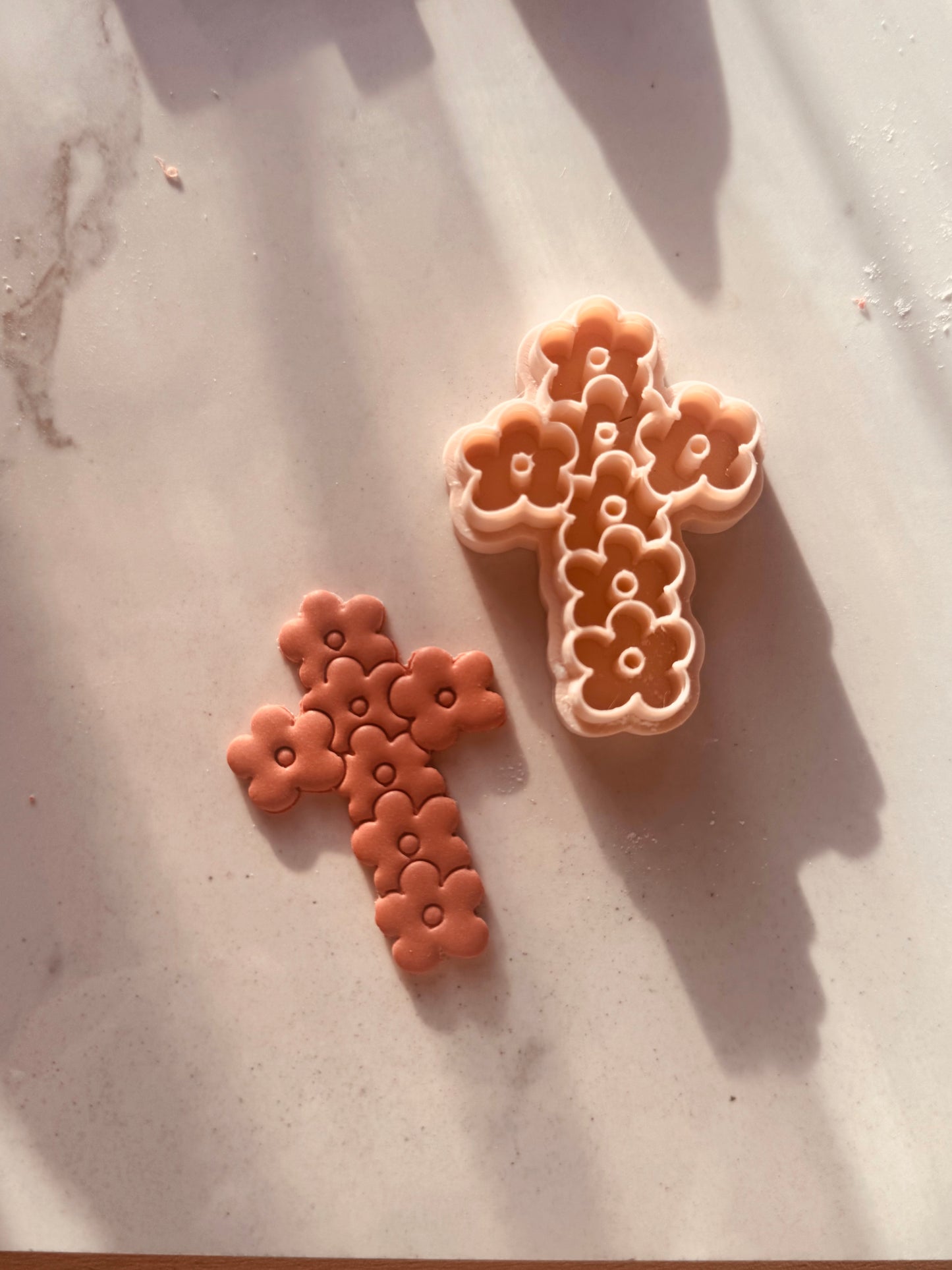 Flower Cross Clay Cutter