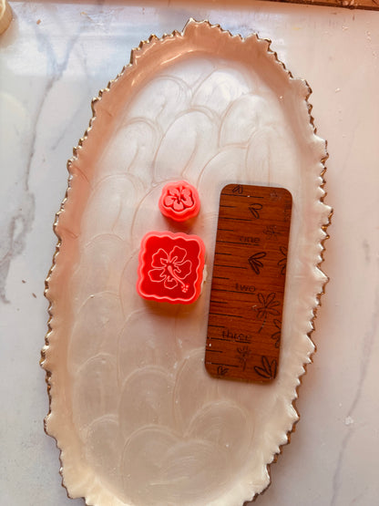 Hisbiscus Clay Cutter Set