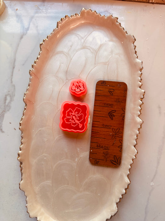 Hisbiscus Clay Cutter Set