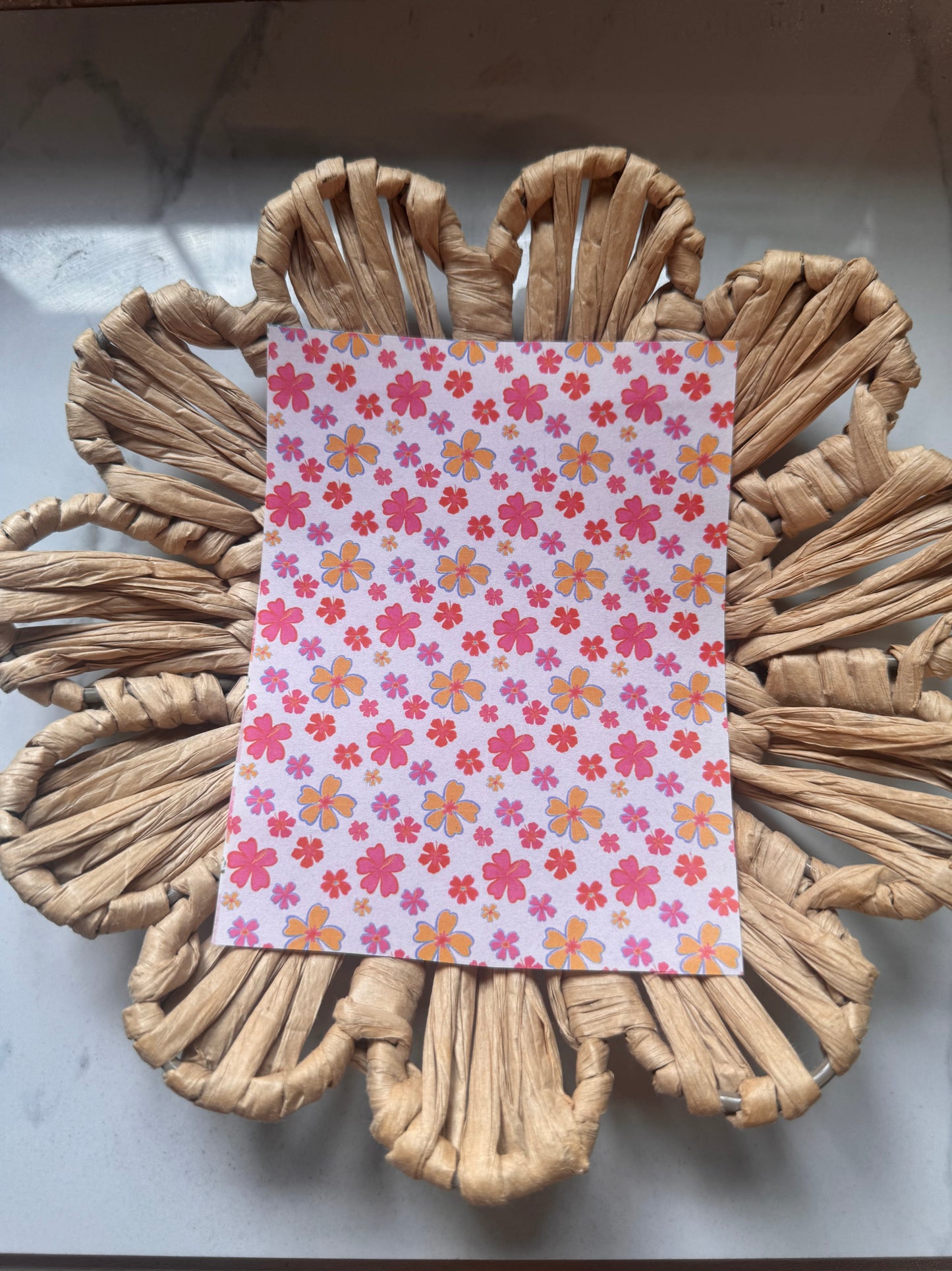 Clay Transfer 9 Summer Blooms