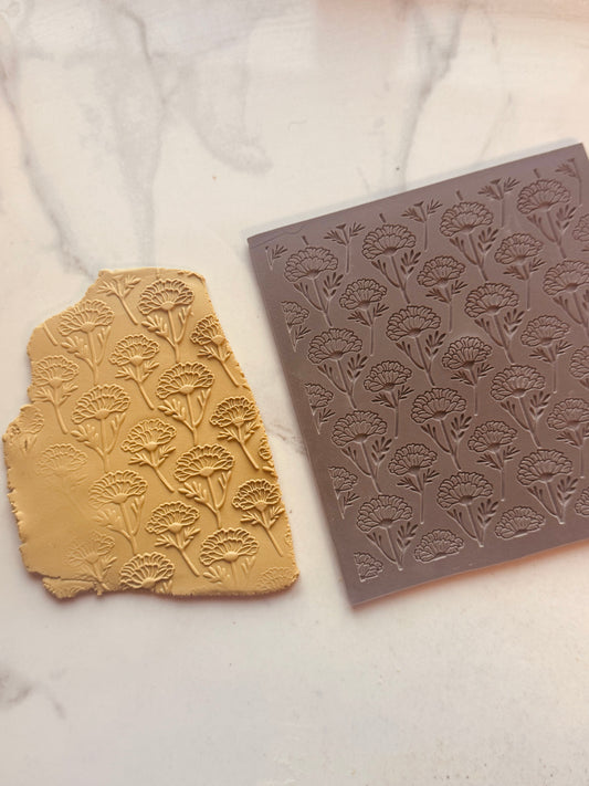 Whimsy Floral Texture Mat 3