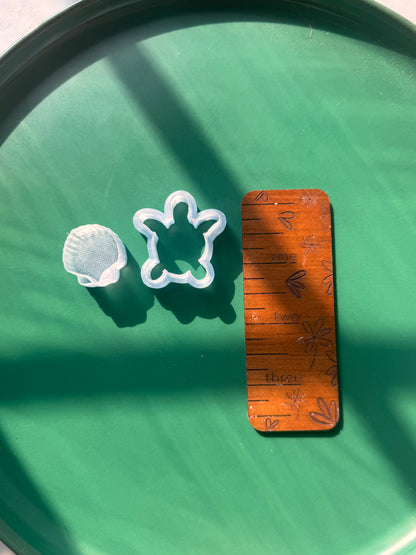 Turtle & Shell Clay Cutter Set