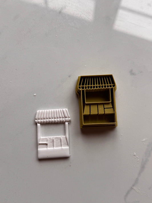 Farmers Market Stand Clay Cutter