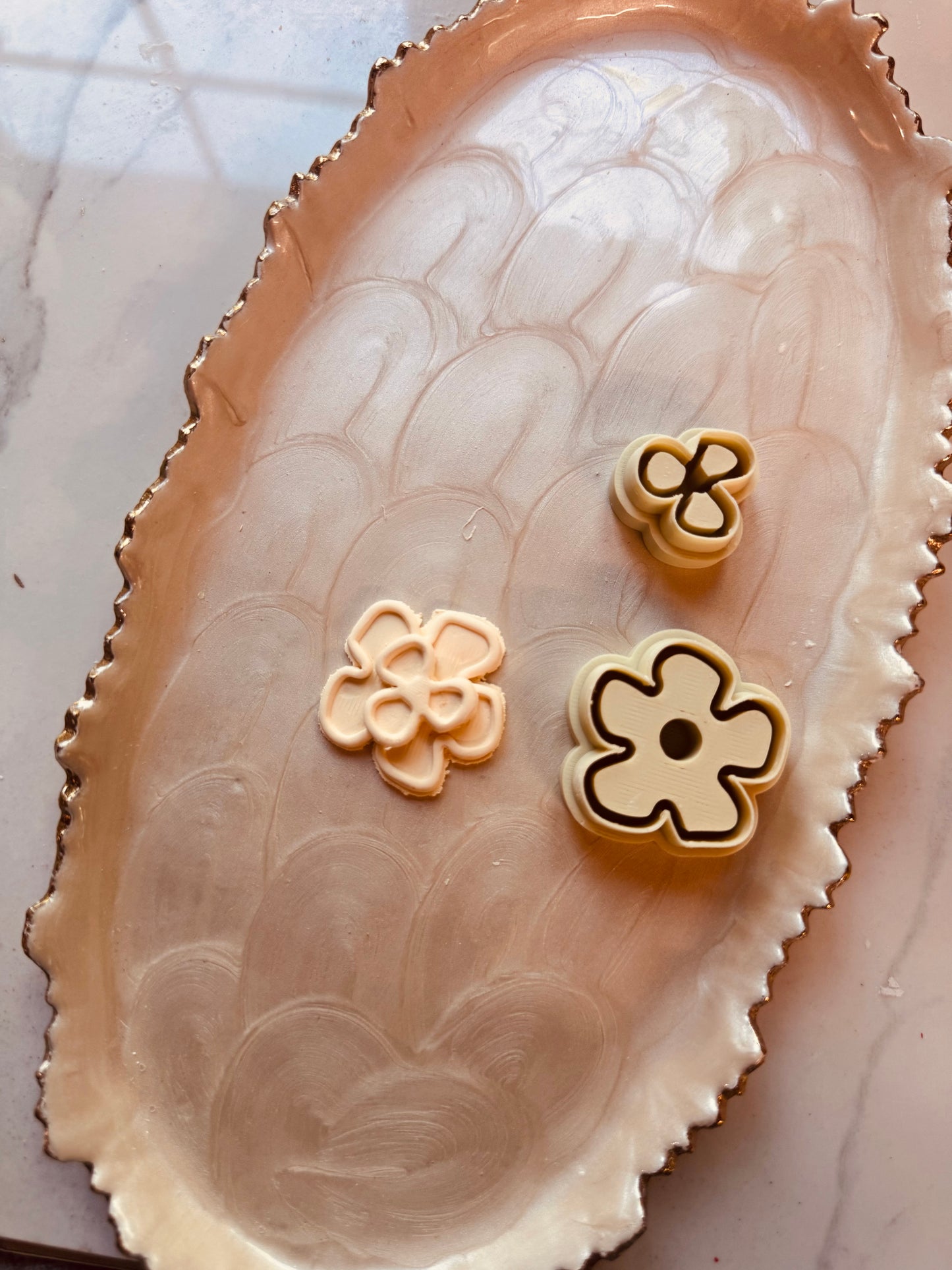 Funky Flower Builder Clay Cutter Set