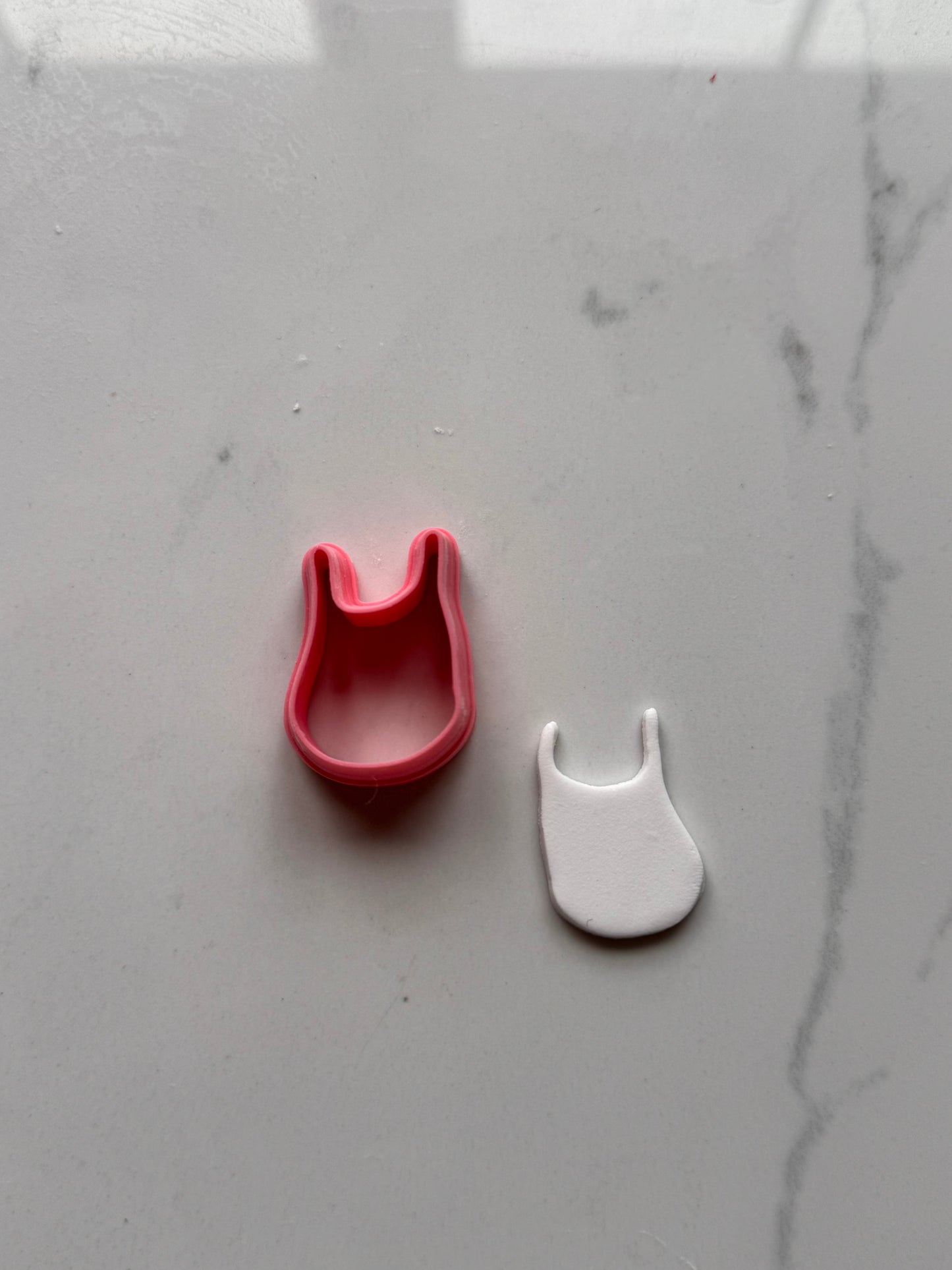 Plain Shopping Bag Clay Cutter