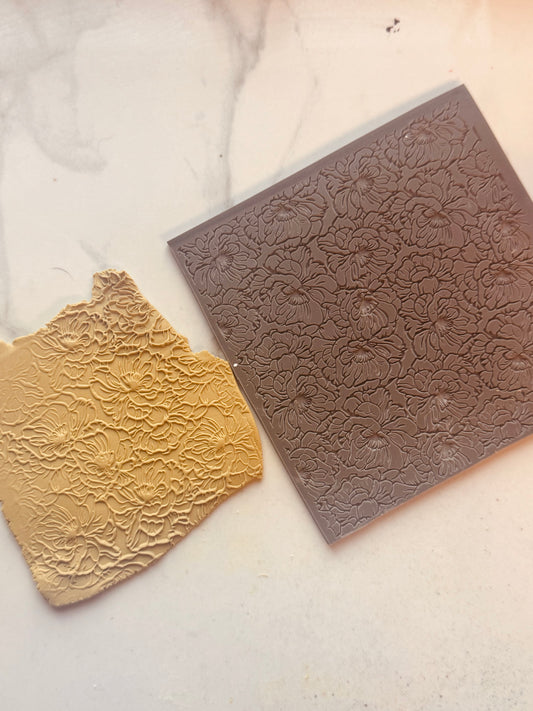 Whimsy Floral Texture Mat 4