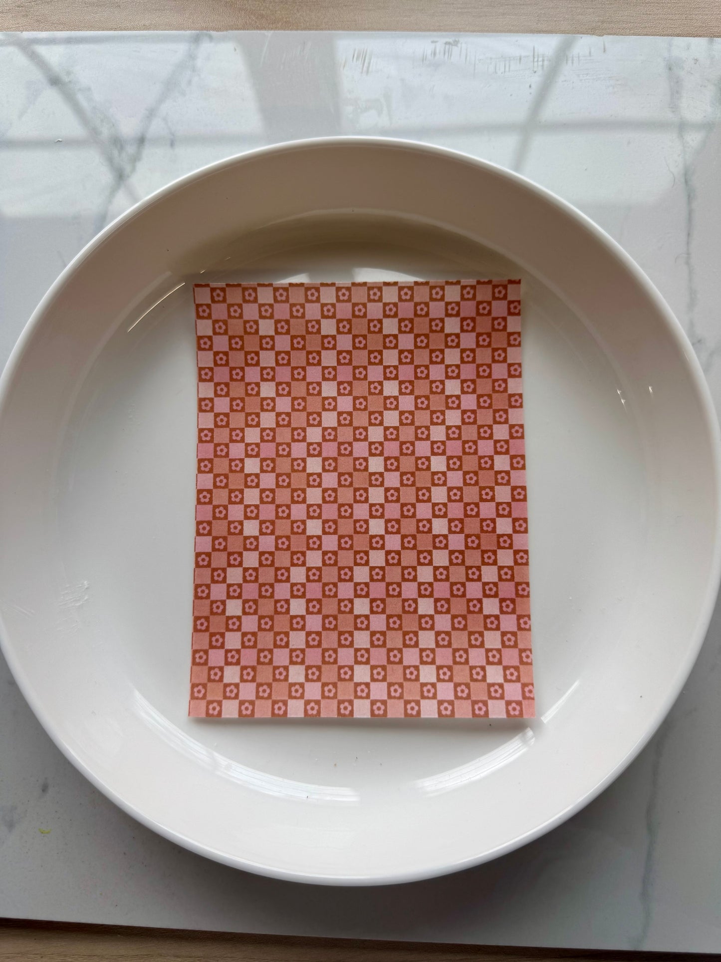 Clay Transfer Paper Checkered 5