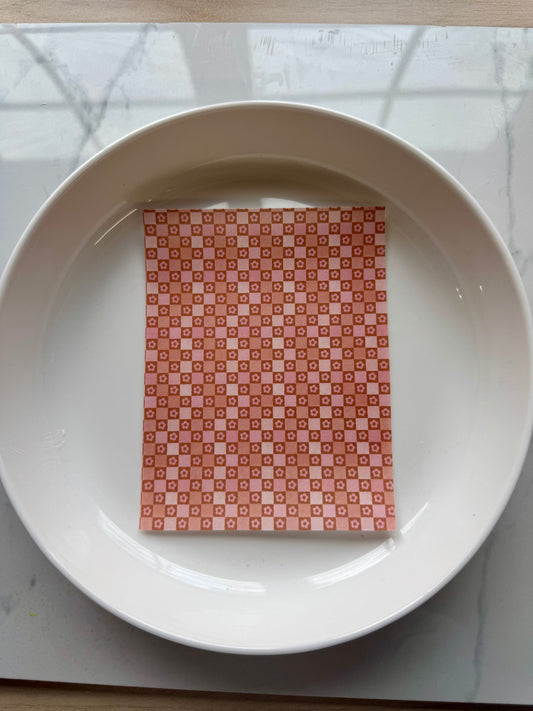 Clay Transfer Paper Checkered 5