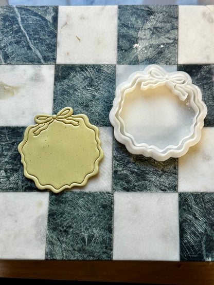 Bow Frame Ornament Clay Cutter