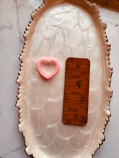 Plain Ruffle Heart Clay Cutter