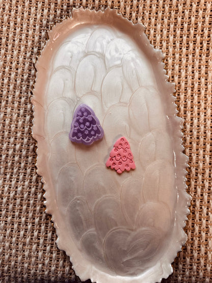 Floral Imprint Tree Clay Cutter