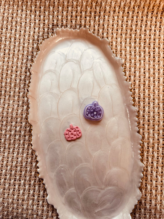 Floral Pumpkin Polymer Clay Cutter