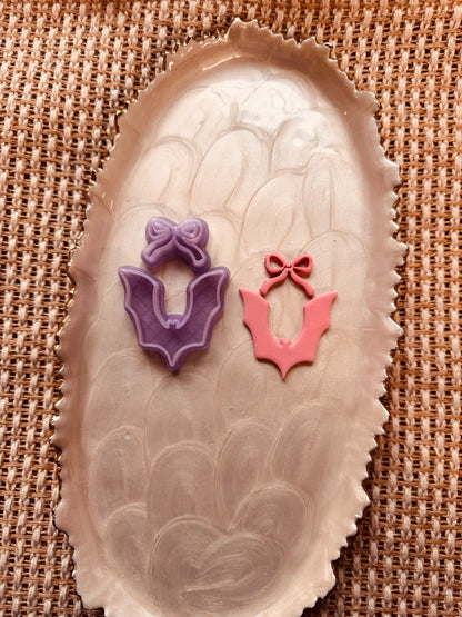 Whimsy Bow and Bat Polymer Clay Cutter Set