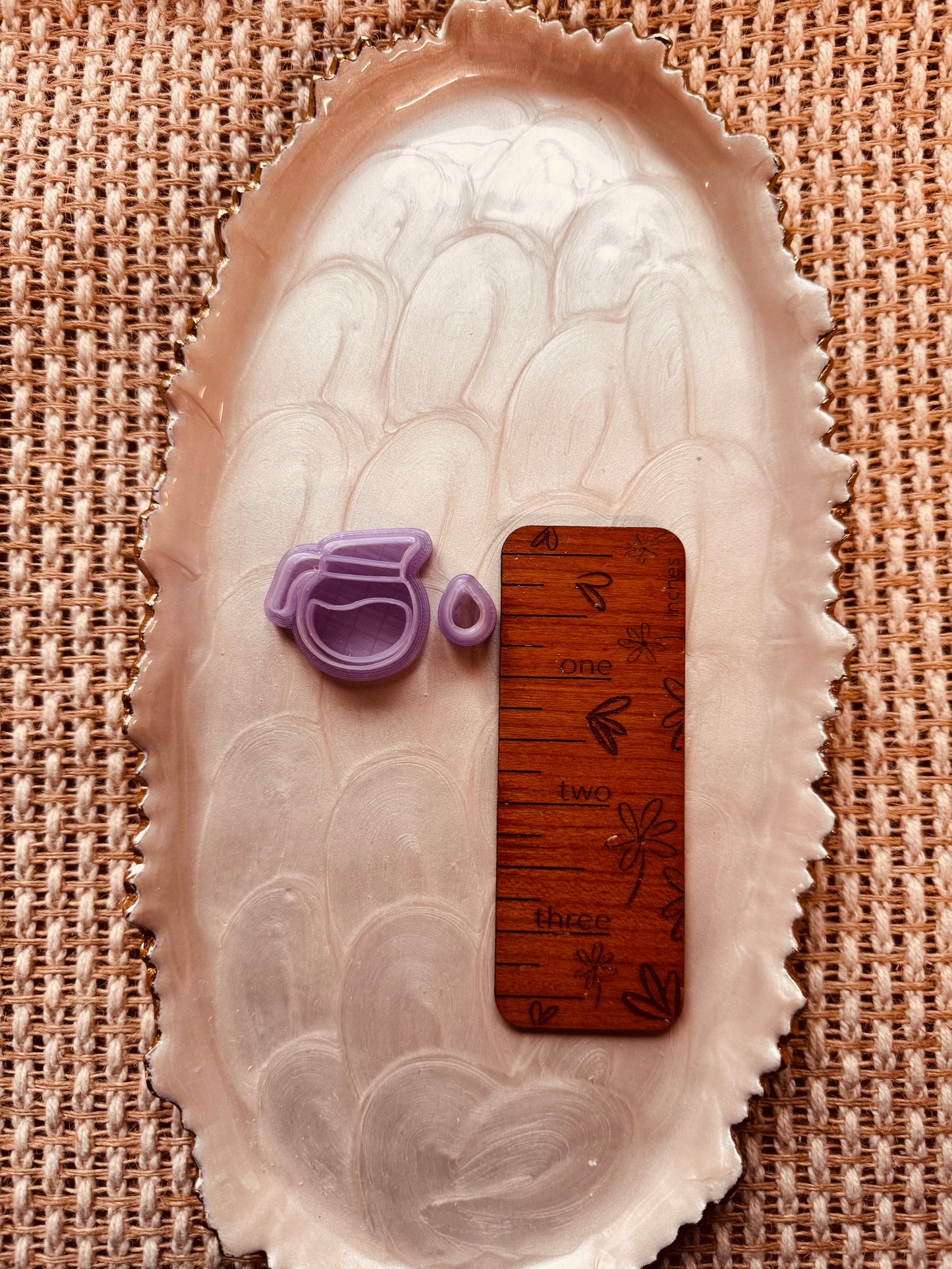 Coffee Pots + Drip Polymer Clay Mirrored Cutter Set