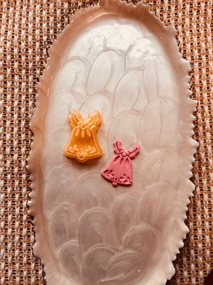 Whimsy Mistletoe Bell Clay Cutter