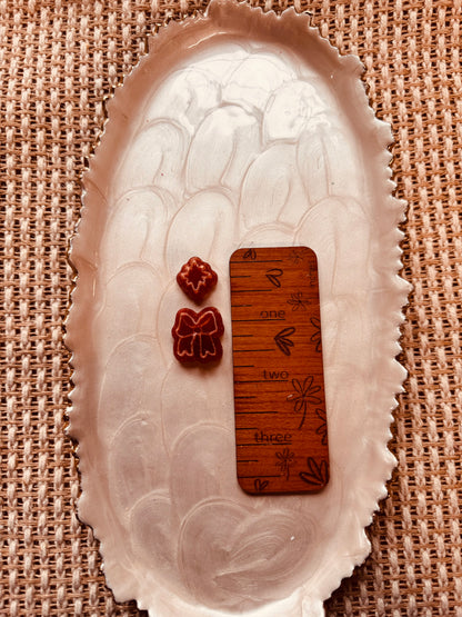 Whimsy Star and Bow Polymer Clay Cutter Set