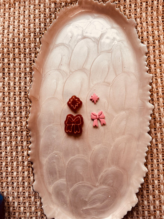 Whimsy Star and Bow Polymer Clay Cutter Set
