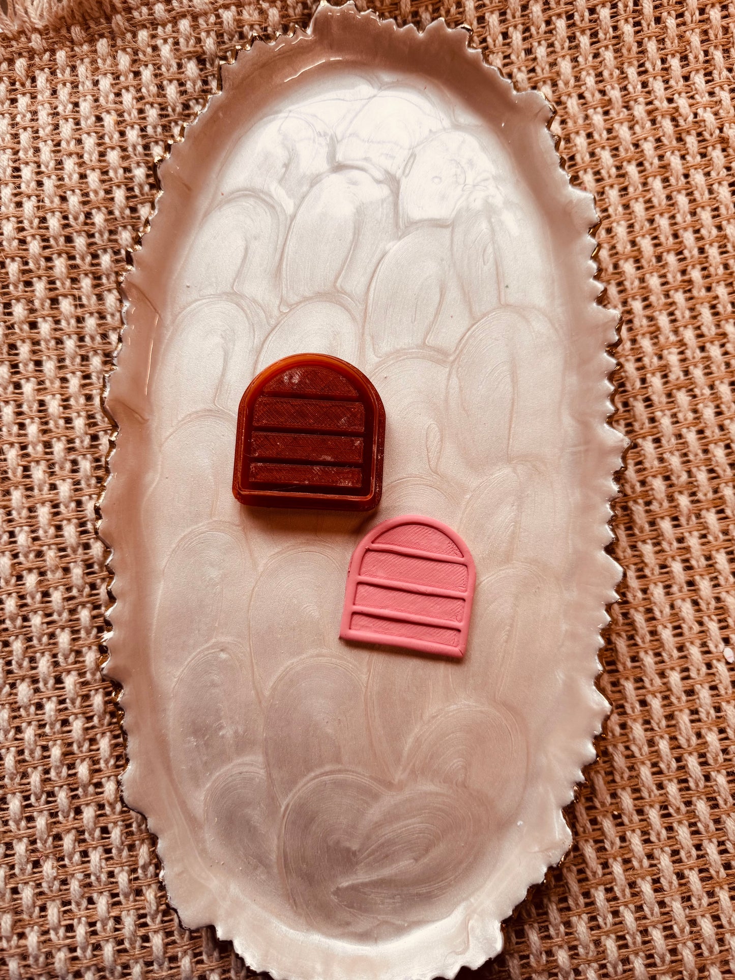 Bookshelf Polymer Clay Cutter