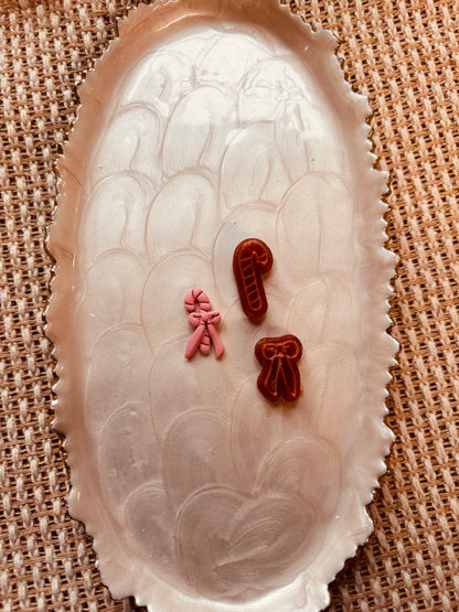 Whimsy Bow + Candy Cane Polymer Clay Set