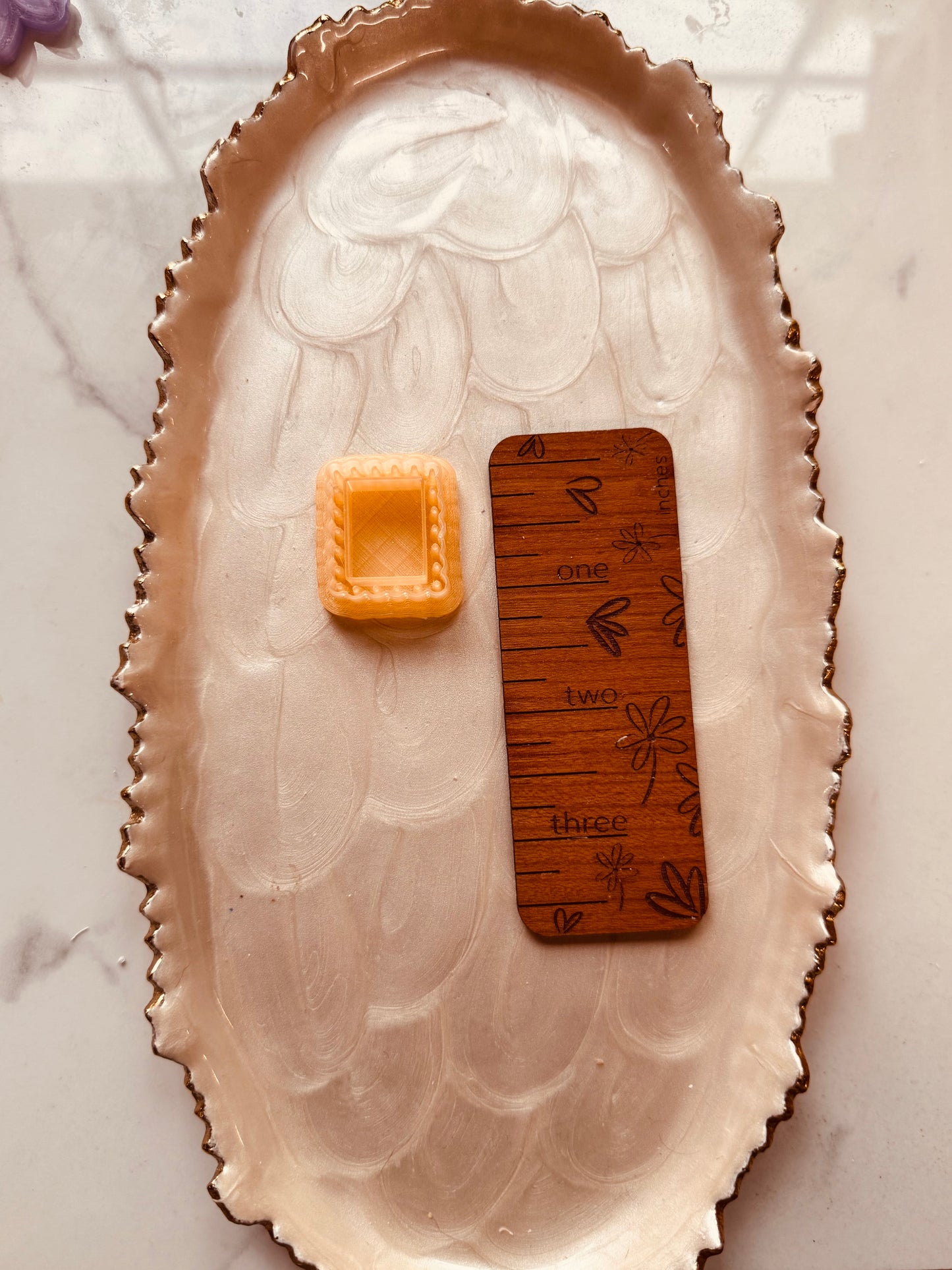 Frilly Rectangle Clay Cutter