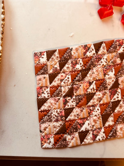 Triangle Quilt Clay Cutter