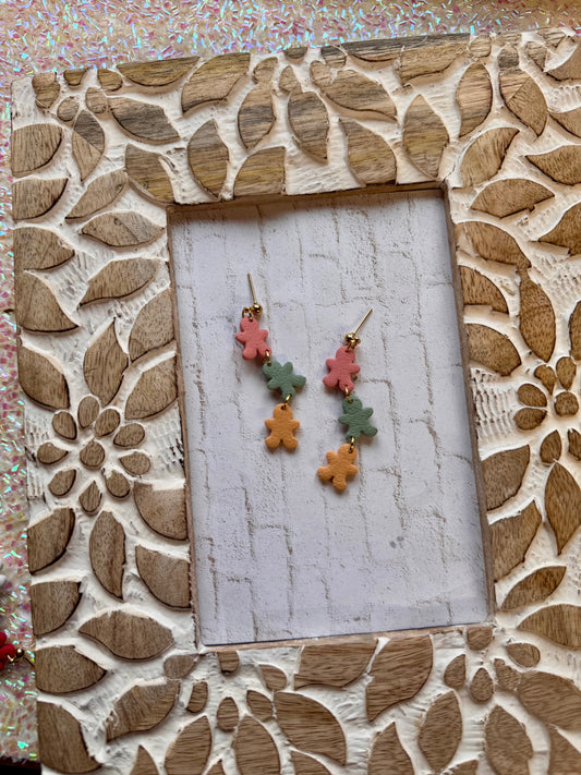Colorful Dangling Gingerbreads