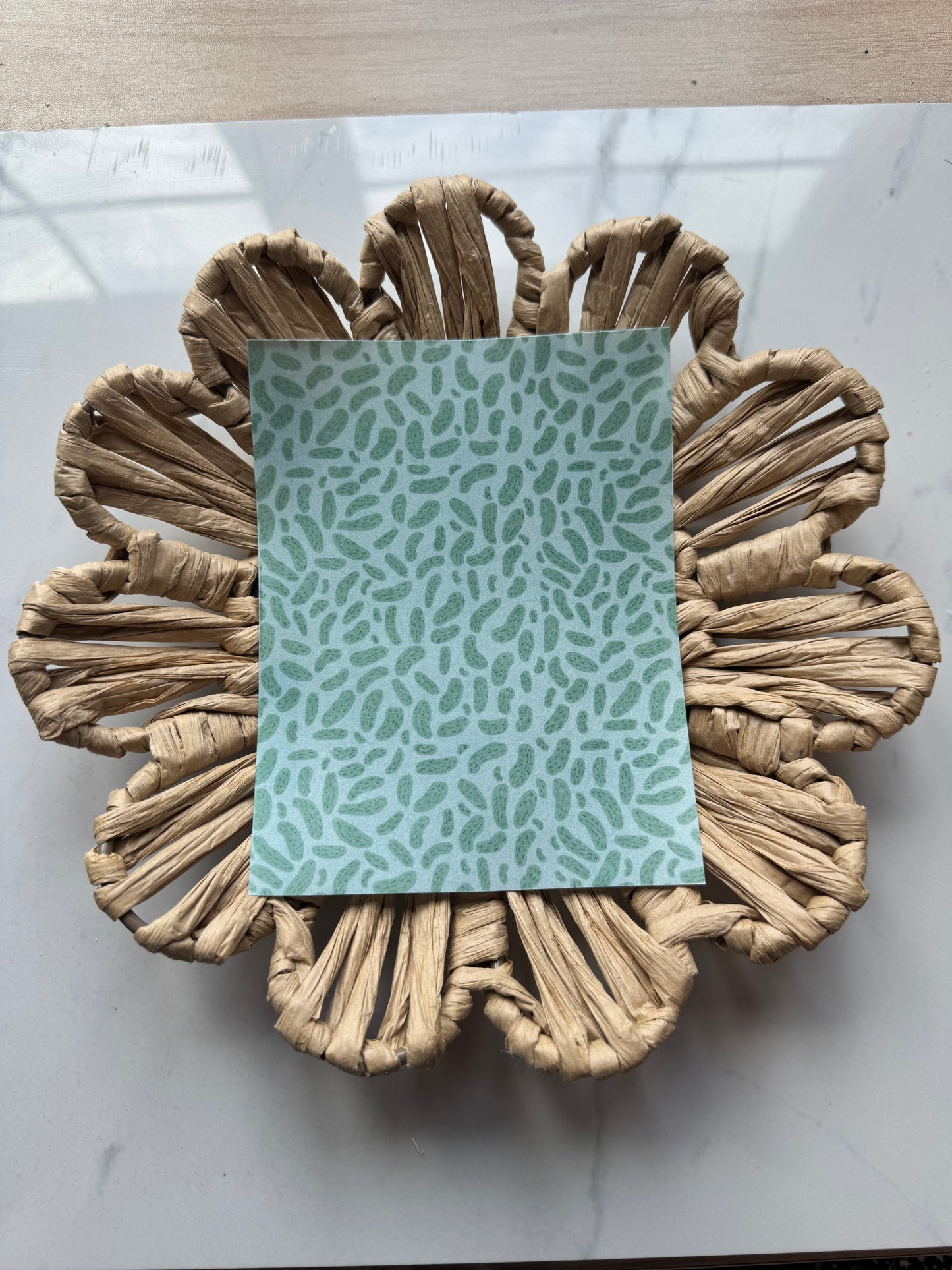 Clay Transfer Paper 128 | Hand drawn Pickles