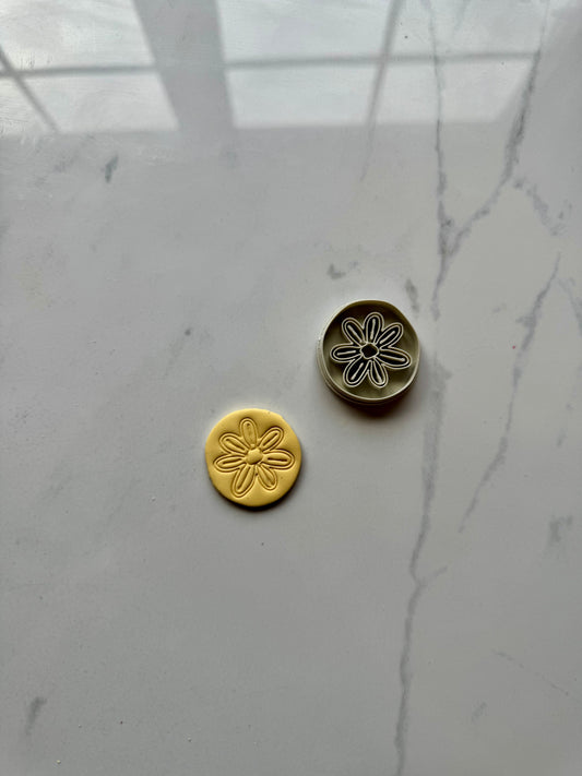 Spring Flower Embossing Polymer Clay Cutter