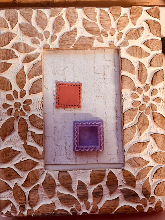 Dotted Postage Stamp Clay Cutter