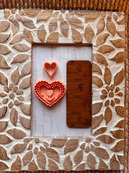 Ruffle Tulip Clay Cutter Set