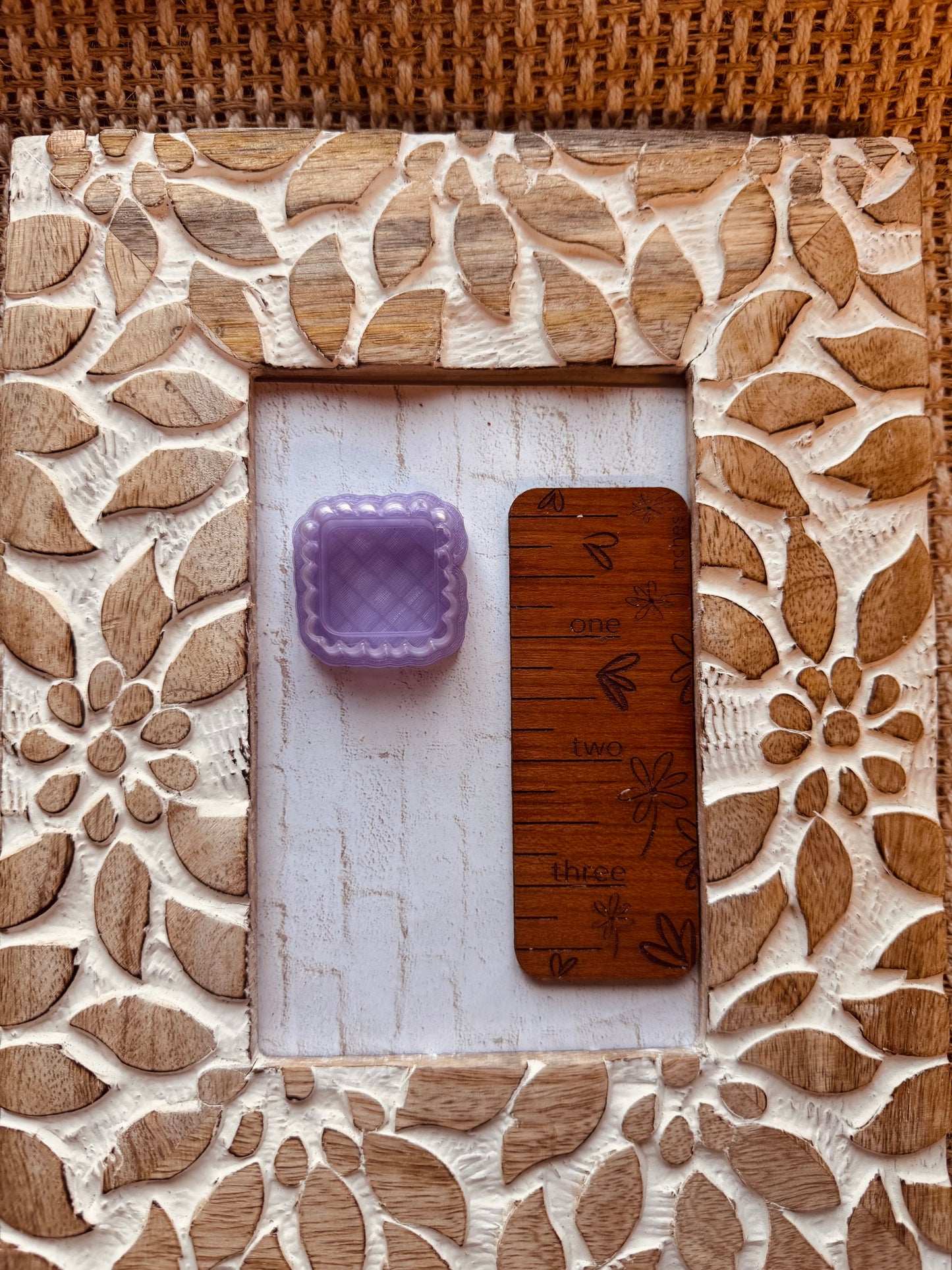 Ruffle Square Clay Cutter