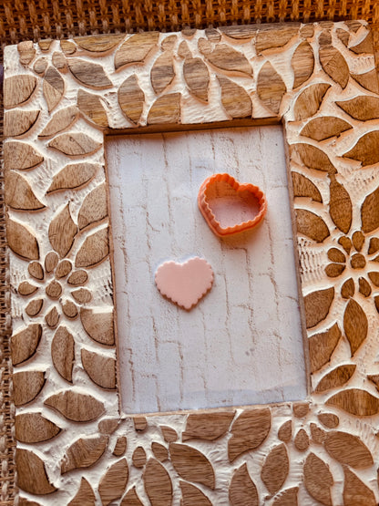 Scallop Heart Clay Cutter